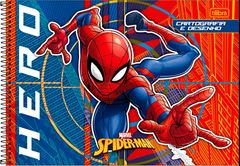 Caderno Tilibra Cartografia Spiderman Cd Esp Sem Seda 80fls