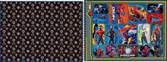 Caderno Tilibra Cartografia Spiderman Cd Esp Sem Seda 80fls