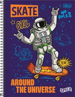 Caderno Tilibra Universitario Spice Masc Cd 16m 256fls