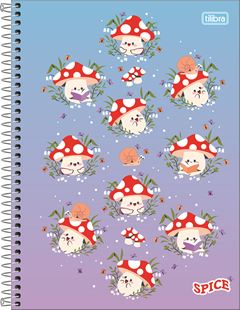 Caderno Tilibra Universitario Spice Fem Cd 10m 160fls