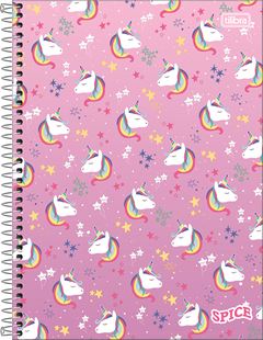 Caderno Tilibra Universitario Spice Fem Cd 10m 160fls