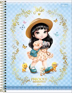 Caderno Tilibra Universitario Jolie Cd 10m 160fls