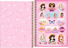 Caderno Tilibra Universitario Jolie Cd 10m 160fls