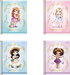 Caderno Tilibra Universitario Jolie Cd 10m 160fls