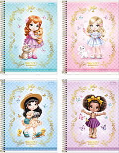 Caderno Tilibra Universitario Jolie Cd 10m 160fls