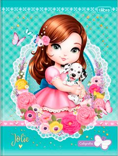 Caderno Tilibra Caligrafia Jolie Cd Cost 40fls