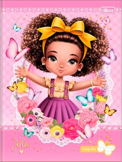 Caderno Tilibra Caligrafia Jolie Cd Cost 40fls