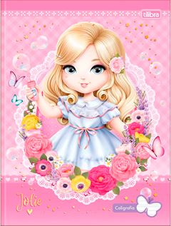 Caderno Tilibra Caligrafia Jolie Cd Cost 40fls