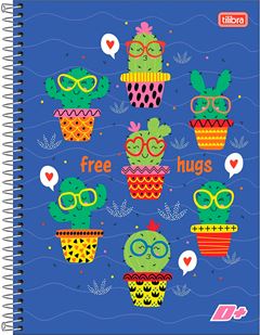 Caderno Tilibra D+ 1/4 Cd Esp 96fls
