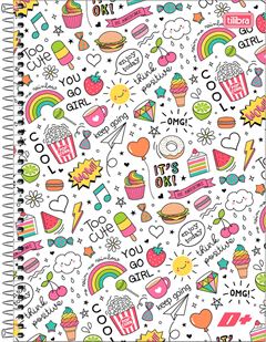 Caderno Tilibra D+ 1/4 Cd Esp 96fls