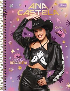 Caderno Tilibra Universitario Ana Castela Cd 1m 80fls