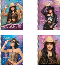 Caderno Tilibra Universitario Ana Castela Cd 1m 80fls