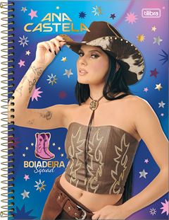 Caderno Tilibra Universitario Ana Castela Cd 10m 160fls