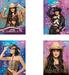 Caderno Tilibra Universitario Ana Castela Cd Cost 80fls