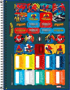 Caderno Tilibra Universitario Spider Fit Cd 10m 160fls
