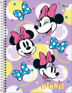 Caderno Tilibra Minnie Fit Universitario Cd 10m 160fls