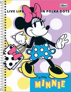 Caderno Tilibra Minnie Fit Universitario Cd 10m 160fls