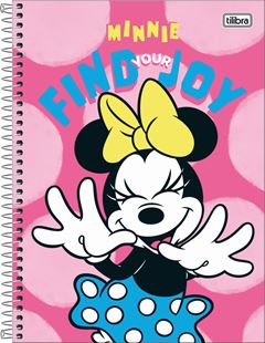 Caderno Tilibra Minnie Fit Universitario Cd 10m 160fls