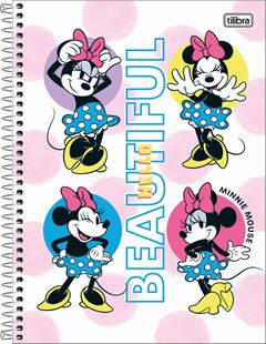 Caderno Tilibra Minnie Fit Universitario Cd 10m 160fls