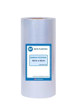 Bobina Plastica Picotada Beta 10kg 40x60