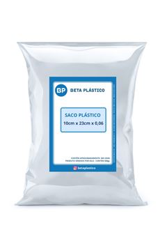 Saco Plastico Beta Talher Transparente 10x23