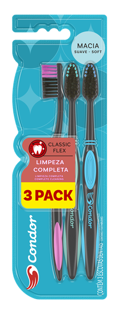 Escova Dental Condor Classic Macia 3un