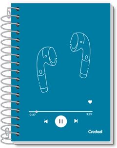 Caderneta Credeal Tome Nota 1/8 Cf Esp 48fls