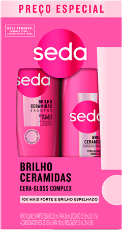Kit Seda Ceramidas Shampoo 300ml + Condicionador 190ml