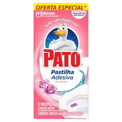 Pastilha Sanitaria Adesiva Pato Floral 3x8 Oferta Especial