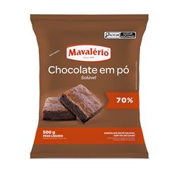 Chocolate Em Po Mavalerio 70% 500g