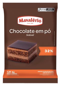 Chocolate Em Po Mavalerio 32% 1,01kg