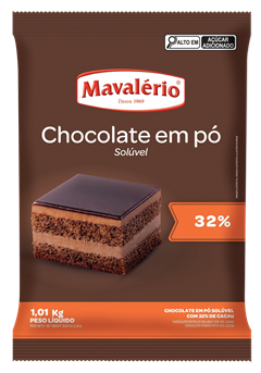 Chocolate Em Po Mavalerio 32% 1,01kg
