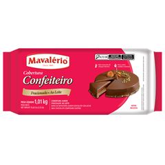 Cobertura Mavalerio Confeiteiro Chocolate Ao Leite 1,01kg