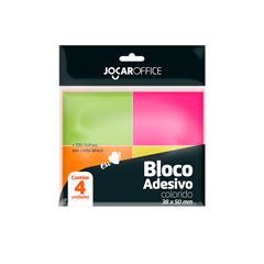 Nota Adesiva Leoleo 4 Blocos Neon Sortida
