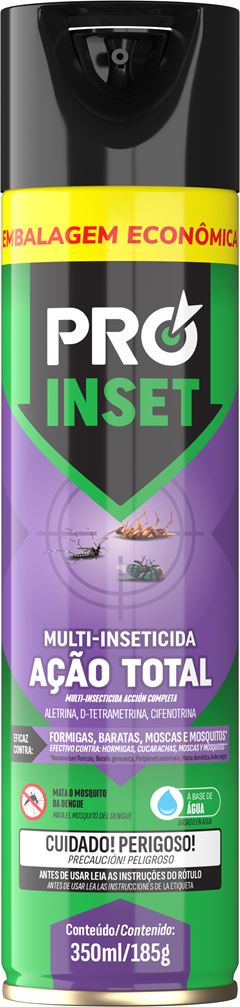 Inseticida Pro Inset Multi Acao Total Emb Economica 350ml