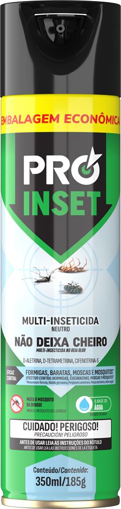 Inseticida Pro Inset Multi Sem Cheiro Emb Economica 350ml