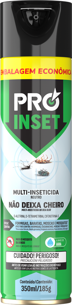 Inseticida Pro Inset Aerossol Multi Sem Cheiro 350ml