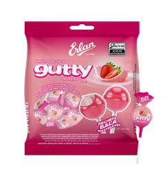 Pirulito Erlan Guty Morango 480g