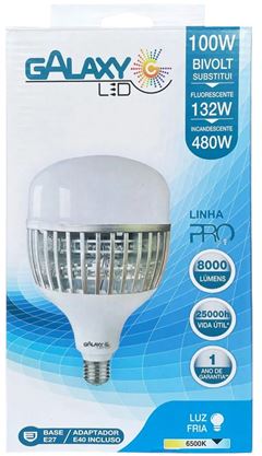 Lampada Galaxy Led Com Adaptador E-40 100w Bivolt