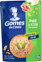 Pate Gomes Da Costa Atum Azeitona Sachet 170g