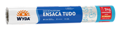 Saco Plastico Ensaca Tudo Wyda Transparente 3kg 22,5x37 50un
