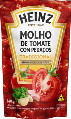 Molho Pronto Heinz Tradicional Sachet 240g