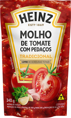 Molho Pronto Heinz Tradicional Sachet 240g