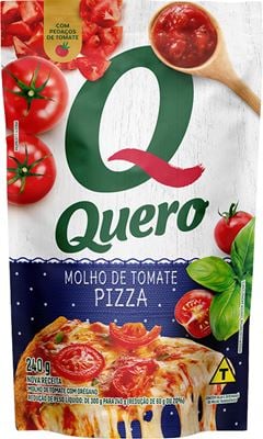 Molho Pronto Quero Pizza Sachet 240g
