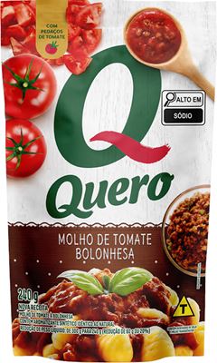 Molho Pronto Quero Bolonhesa Sachet 240g