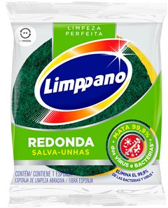 Esponja Limppano Salva Unhas Redonda Unitaria