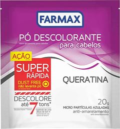 Descolorante Capilar Farmax Queratina 20g