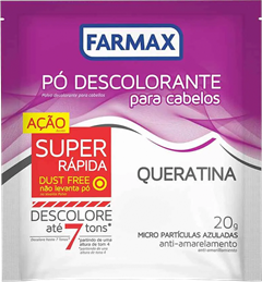 Descolorante Capilar Farmax Queratina 20g