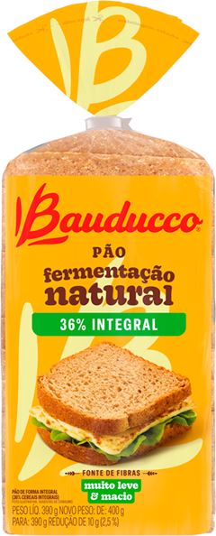 Pao De Forma Bauducco Integral 390g