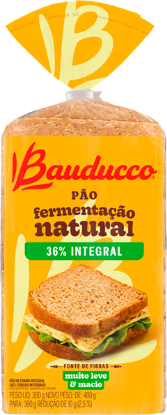 Pao De Forma Bauducco Integral 390g